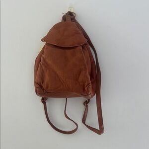 LE STUDIO CLASSIC Brown LEATHER Backpack NWT